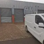 Our medium sized vehicle parked outside waiting to be loaded